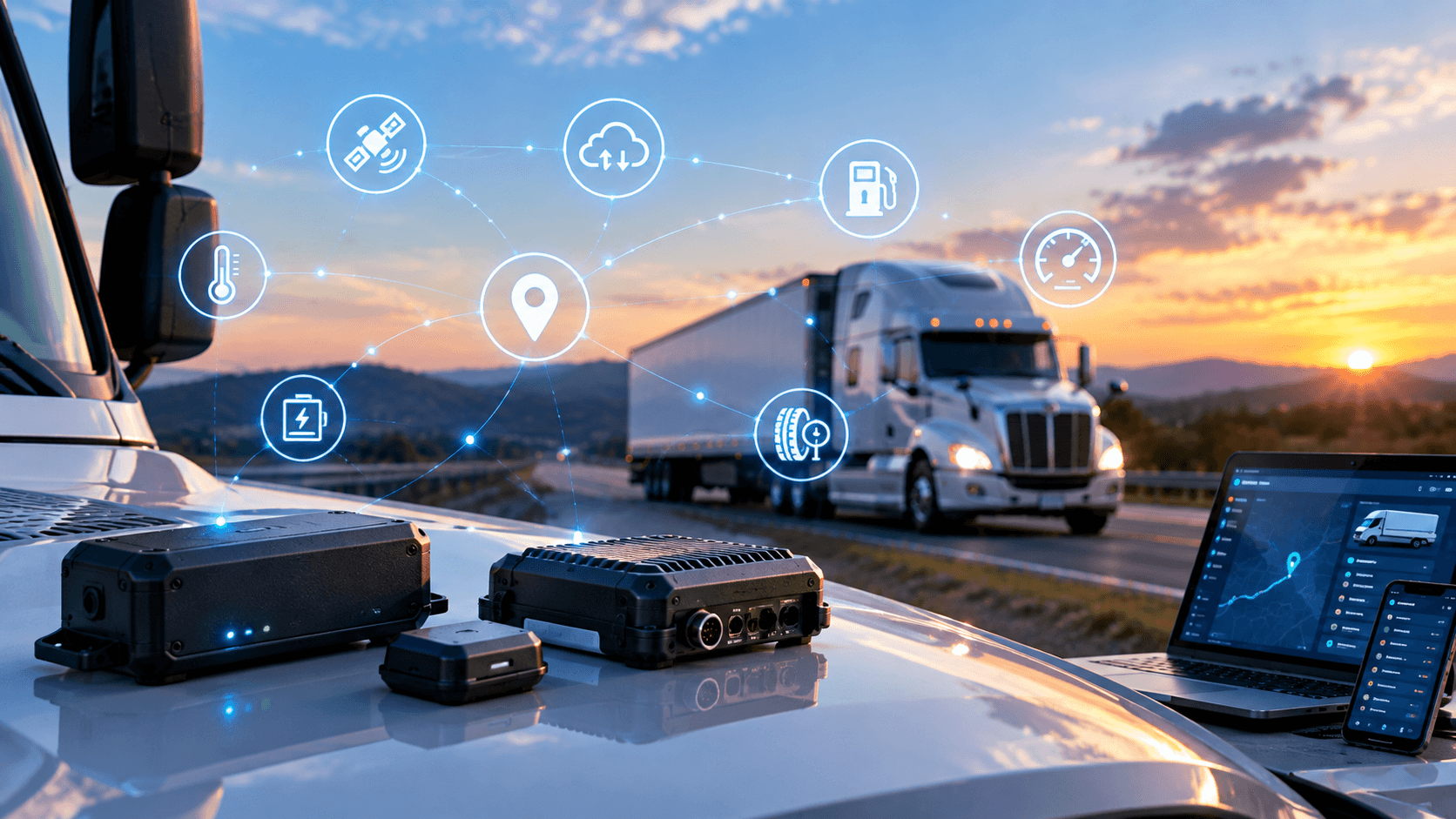 Photo: technician servicing IoT hardware